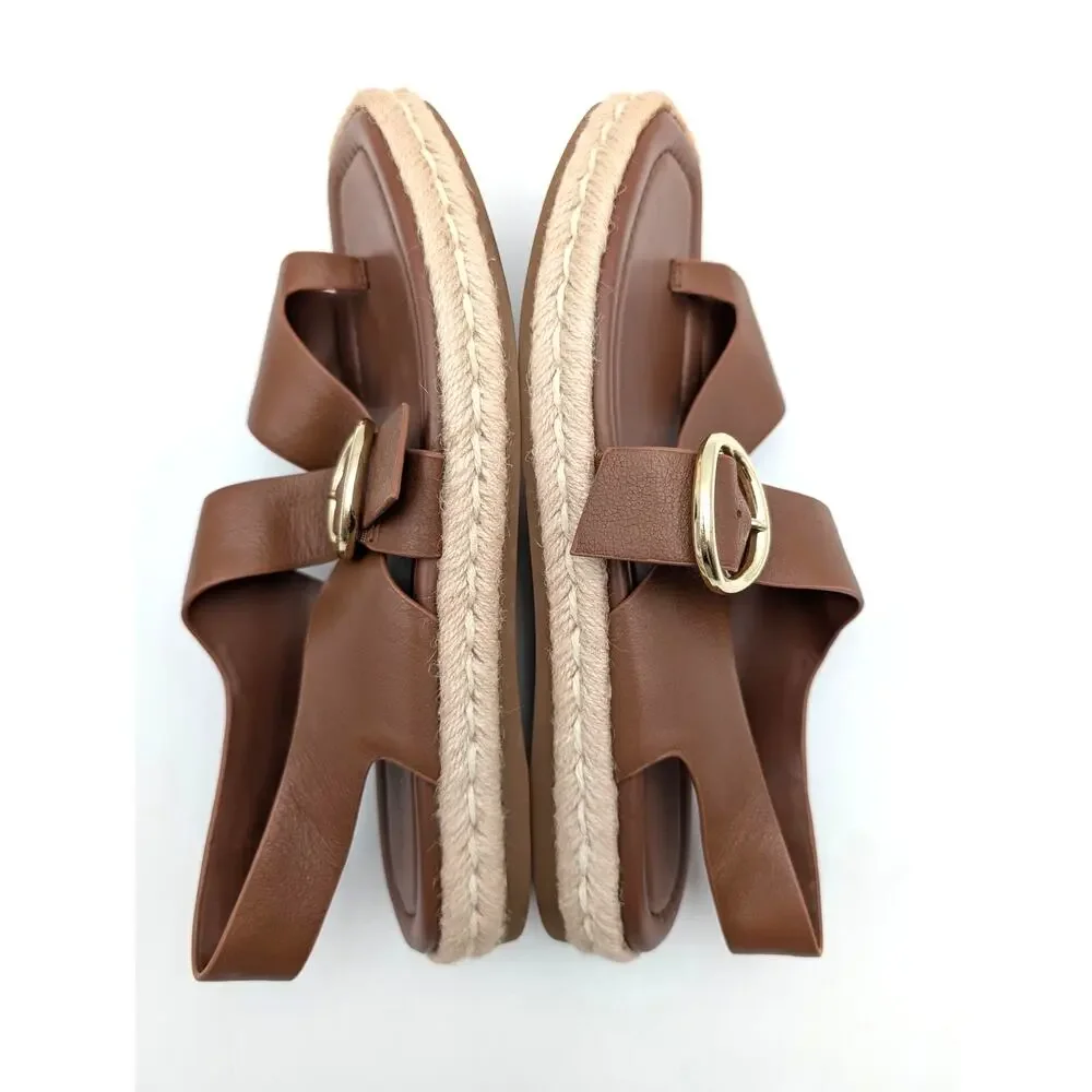 Nordstrom Perri Slingback Espadrille Sandals Women's Tan Size US10M EU40